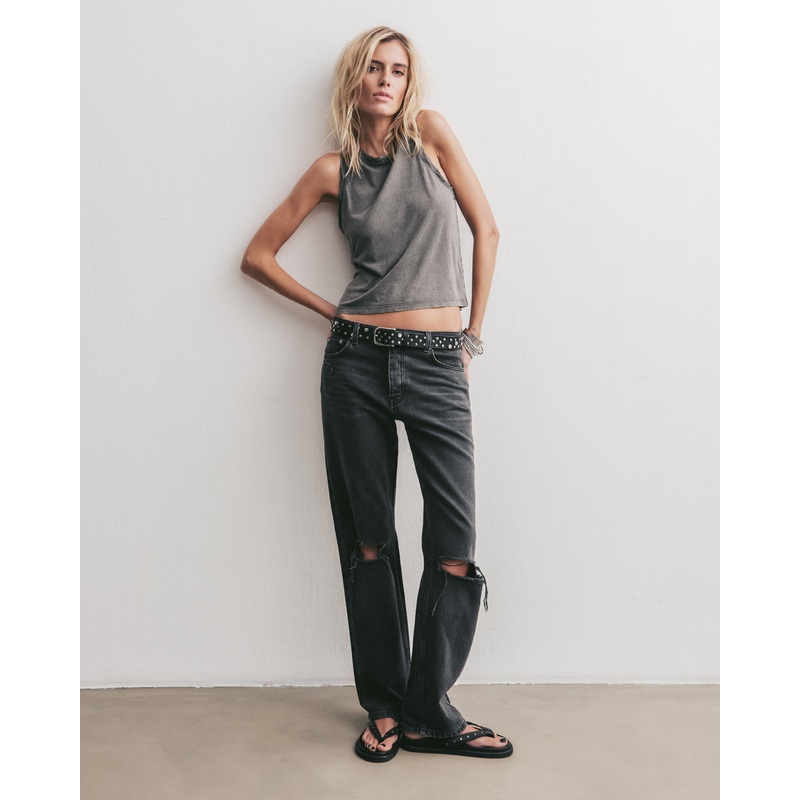The Black Ripped Relaxed Jeans
