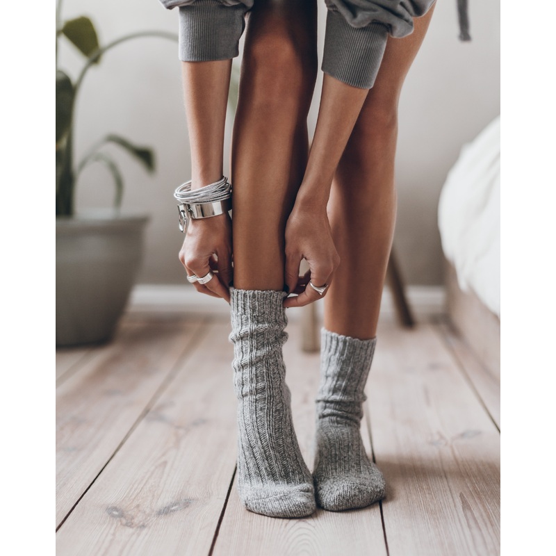 The Light Knitted Socks|One Size