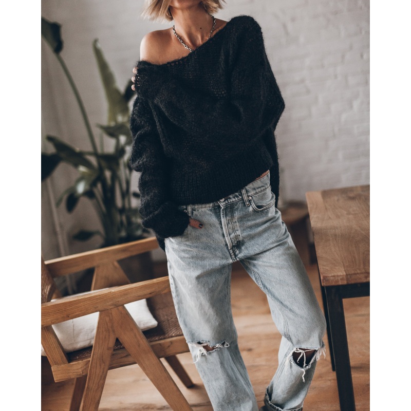 The Blue Ripped Relaxed Jeans|25|26|27|28|29|30|31|32