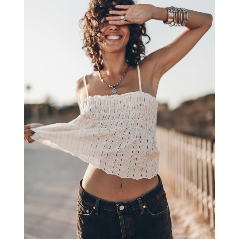 The Ecru Romantic Tank Top|XS|S|M|L|XL