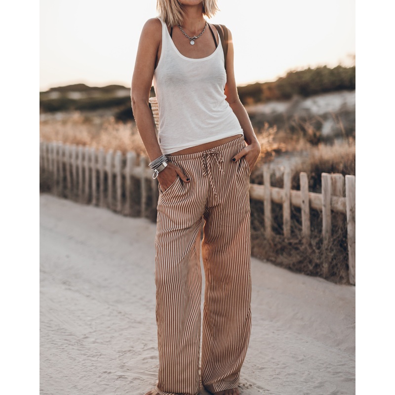 The Striped Breezy Pants|XS|S|M|L|XL