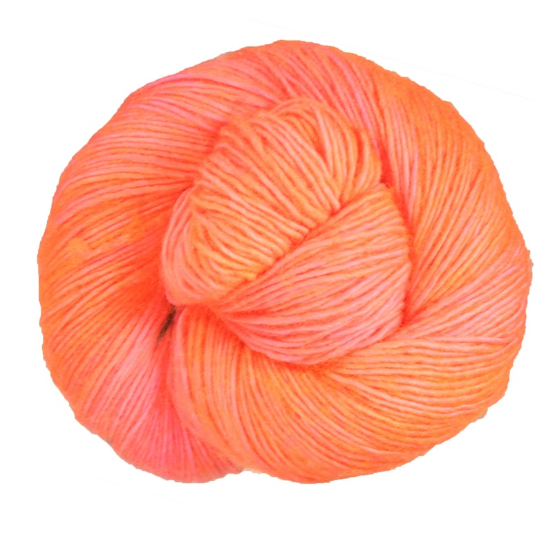 Madelinetosh Tosh Merino Light Yarn – Neon Peach