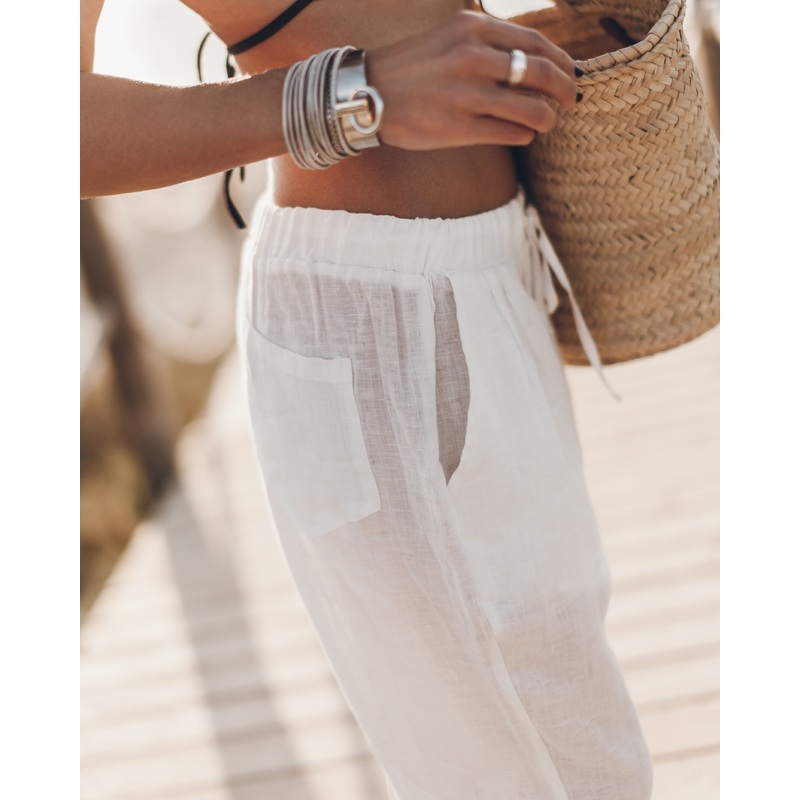 The White Linen Pants|XS|S|M|L|XL