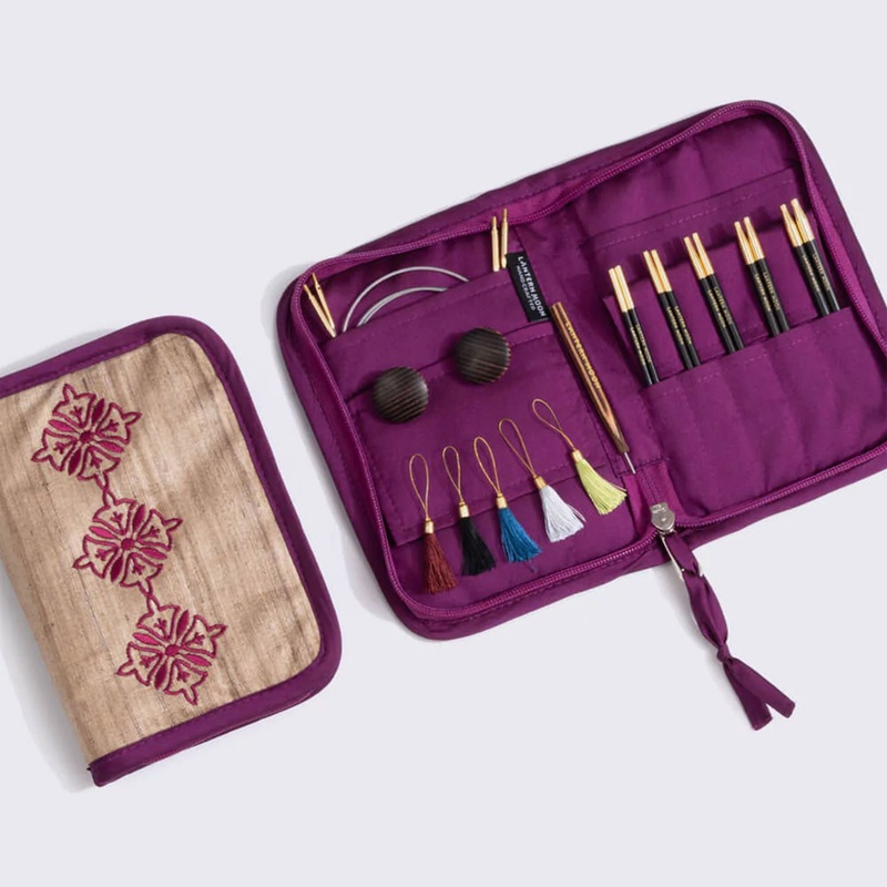 Lantern Moon Ebony Interchangeable Needle Sets – Grace – 4 Inch Tips US 2.5-8