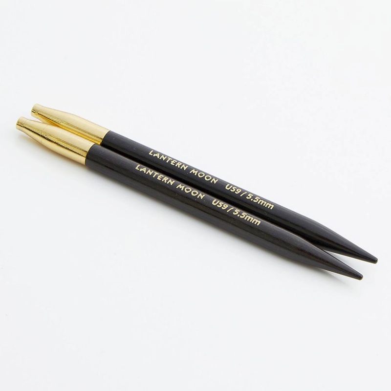 Lantern Moon Ebony Interchangeable Needle Tips – US 10.75 (7.00mm) – 4