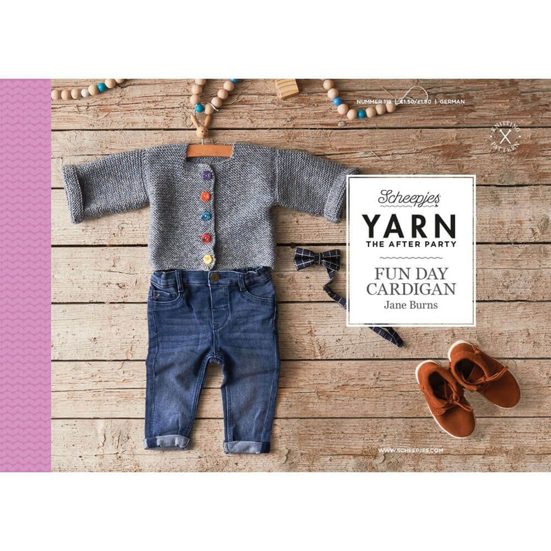 Scheepjes YARN The After Party Patterns – 118 Fun Day Cardigan