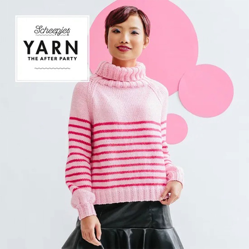 Scheepjes YARN The After Party Patterns – 128 Borderlines Jumper
