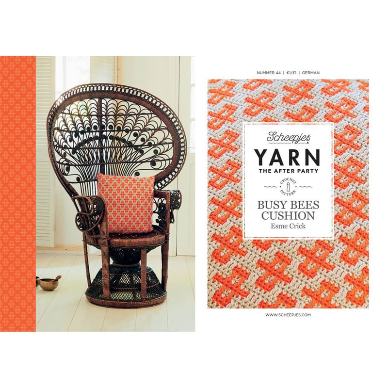 Scheepjes YARN The After Party Patterns – 44 Busy Bees Cushion