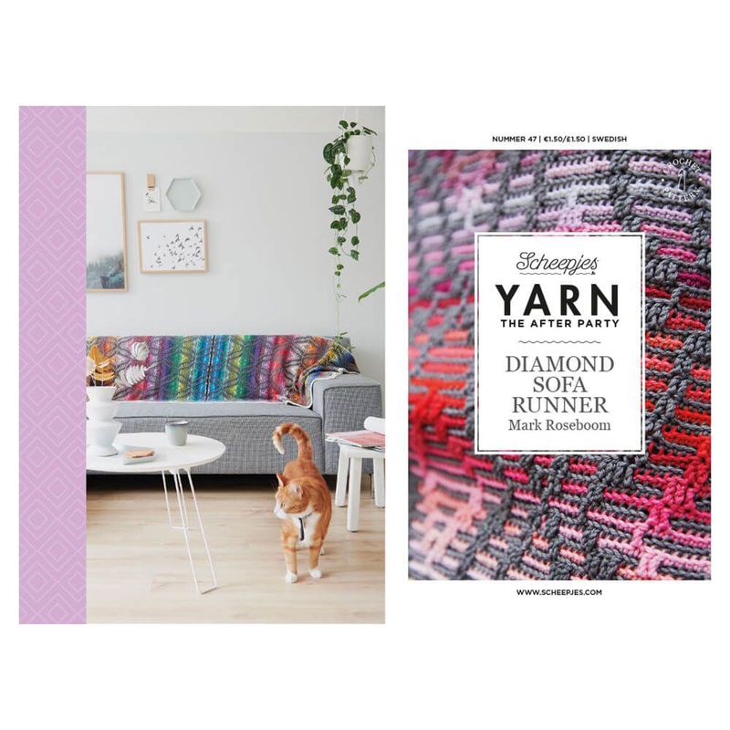 Scheepjes YARN The After Party Patterns – 47 Diamond Sofa Runner