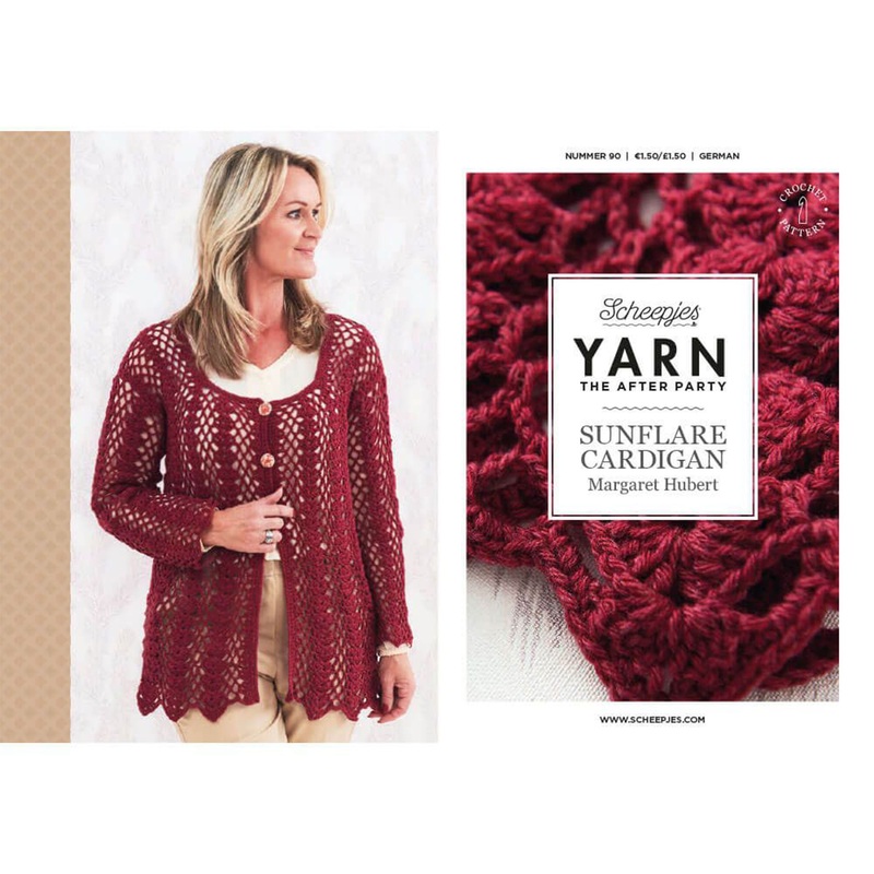 Scheepjes YARN The After Party Patterns – 90 Sunflare Cardigan