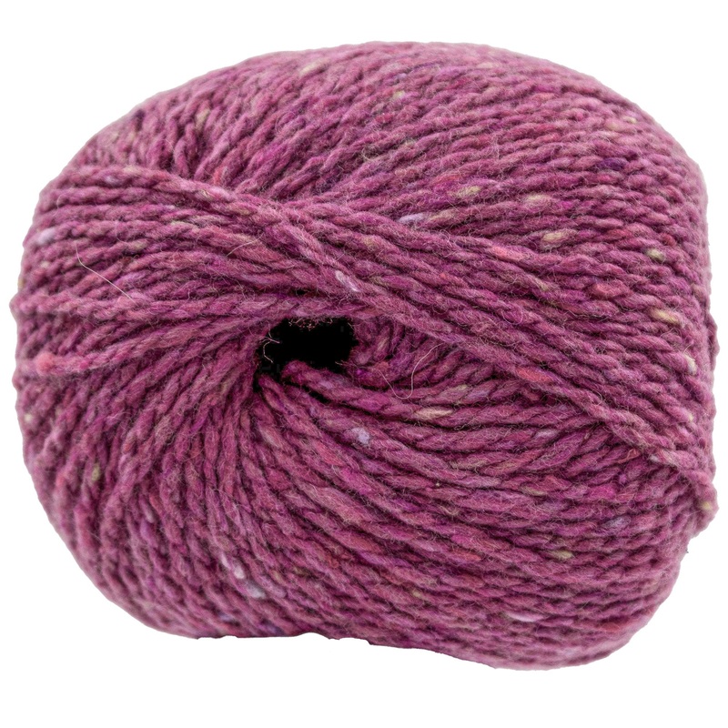 Berroco Millstone Tweed Yarn – 11185 Magenta
