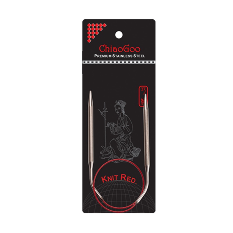 ChiaoGoo Knit RED Circular Needles – US 2.5 (3.00mm) – 16
