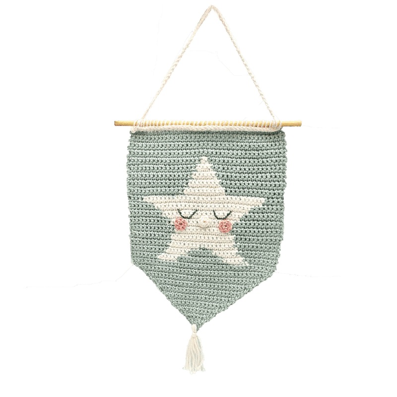 Hardicraft Plush Toys – Star Wall Hanger (Crochet)