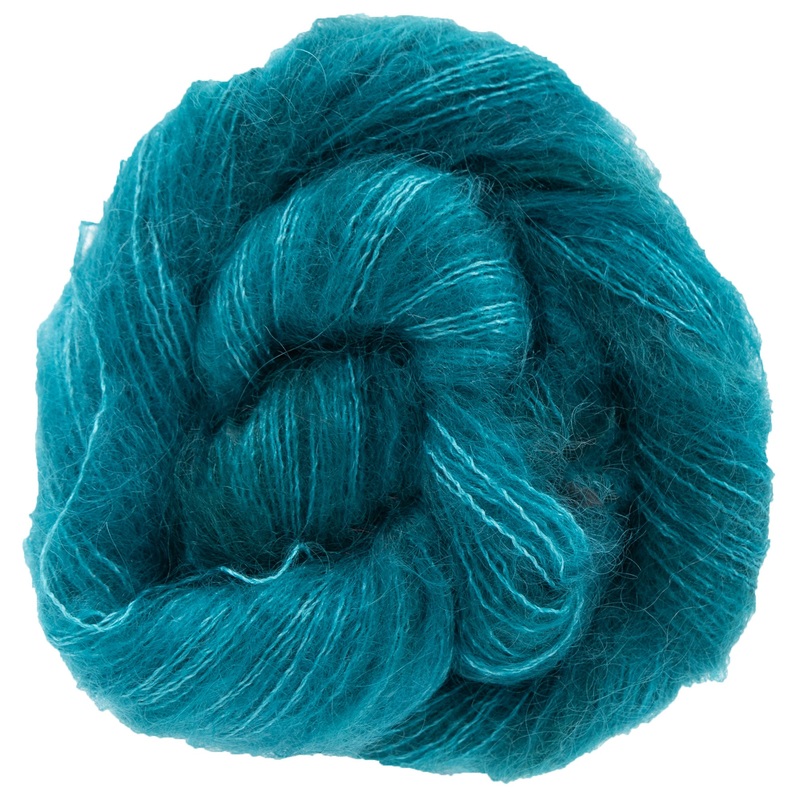 Malabrigo Mohair Yarn – 412 Teal Feather