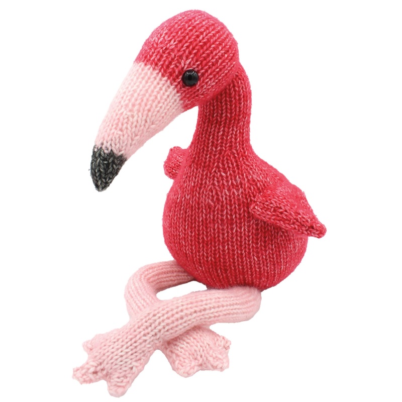 Hardicraft Plush Toys – Chris Flamingo (Knit)