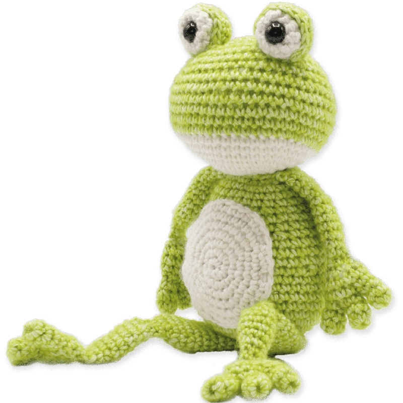 Hardicraft Plush Toys – Vinny Frog (Crochet)