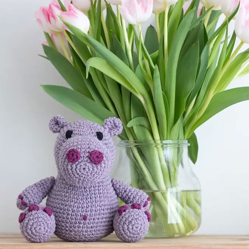 Hoooked Plush Crochet Toys – Hippo Hugo