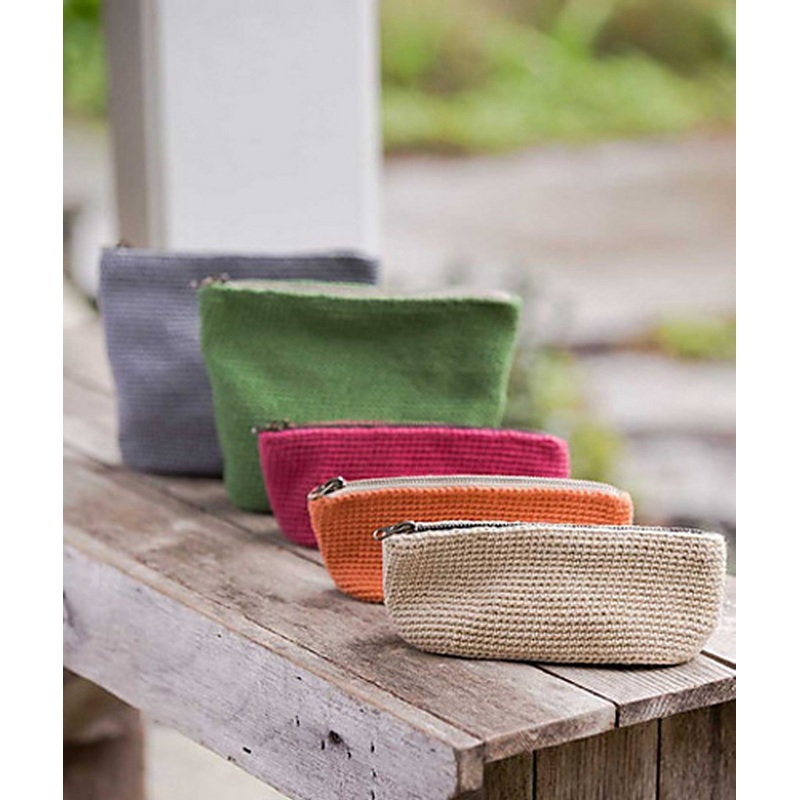 Churchmouse Classics Patterns – Oval Crocheted Bucket Bags & Pouches