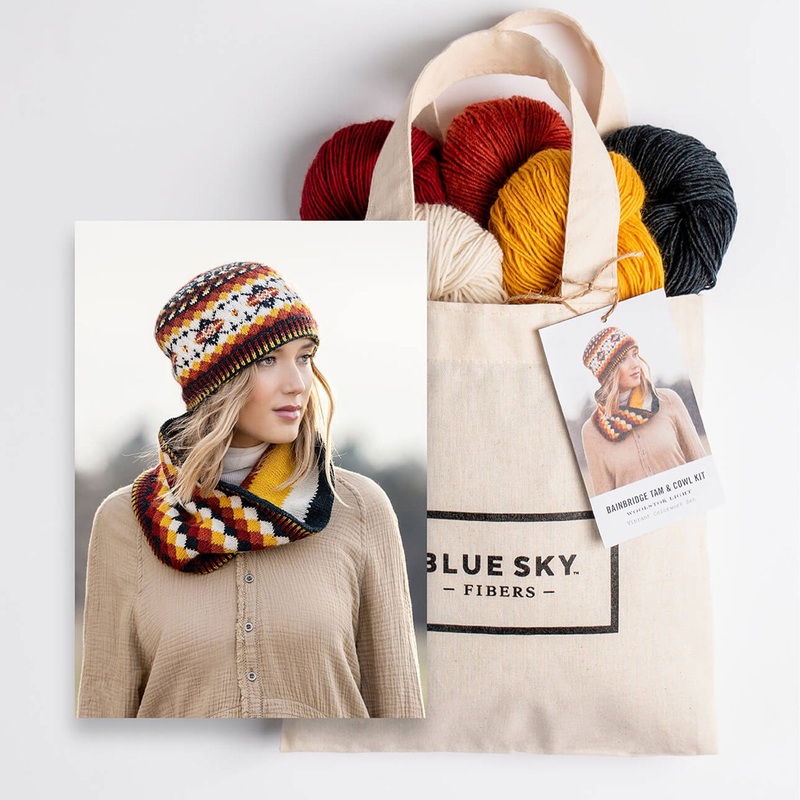 Blue Sky Fibers Kits – Bainbridge Hat and Cowl
