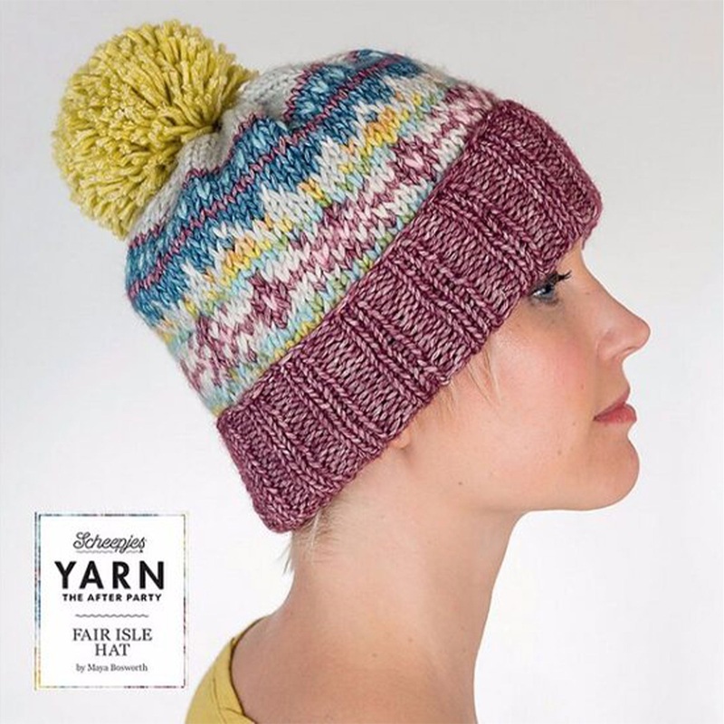 Scheepjes YARN The After Party Patterns – 07 – Fair Isle Hat