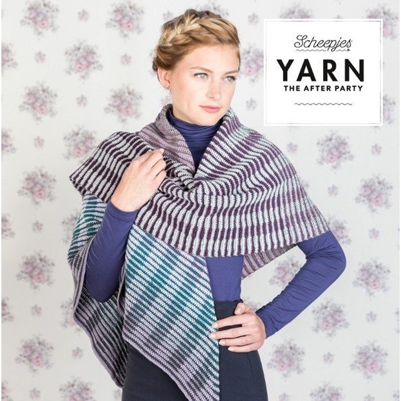 Scheepjes YARN The After Party Patterns – 18 – Crochet Between the Lines Shawl