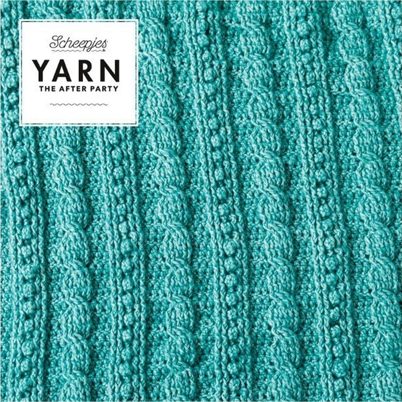 Scheepjes YARN The After Party Patterns – 24 – Popcorn & Cables Blanket