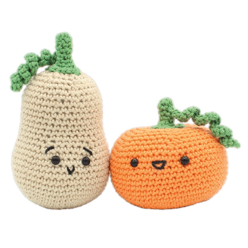 Hardicraft Plush Toys – Pumpkin Set (Crochet)