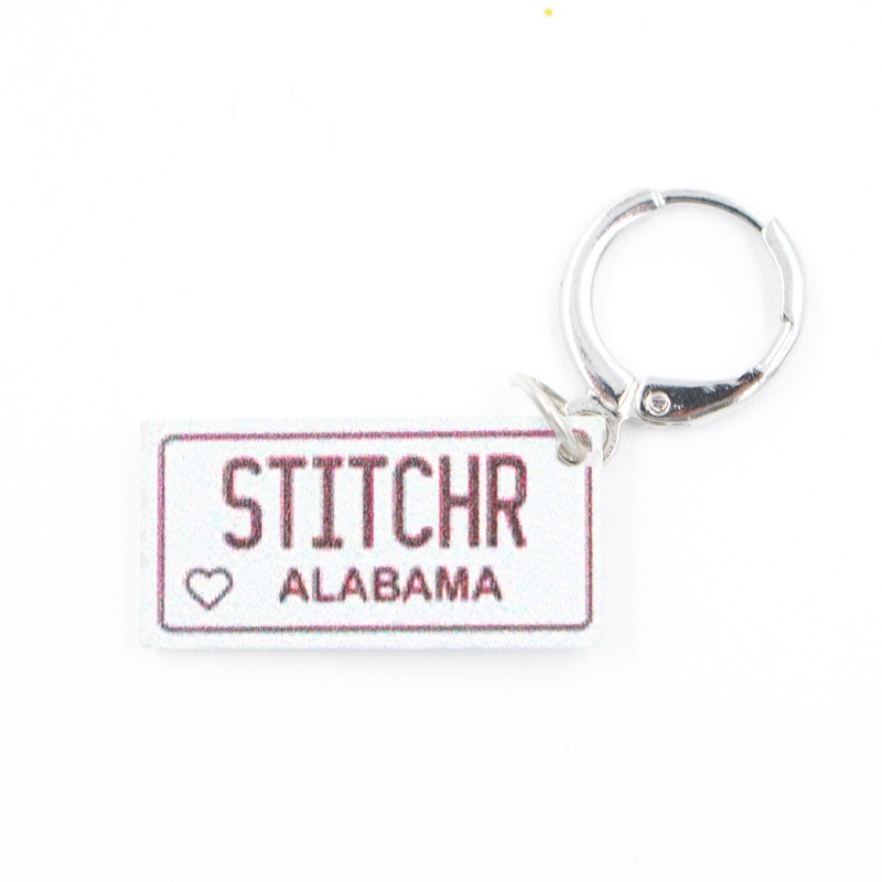 Jimmy Beans Wool State Stitch Markers – Alabama