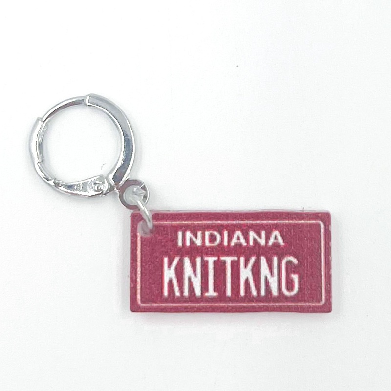Jimmy Beans Wool State Stitch Markers – Indiana