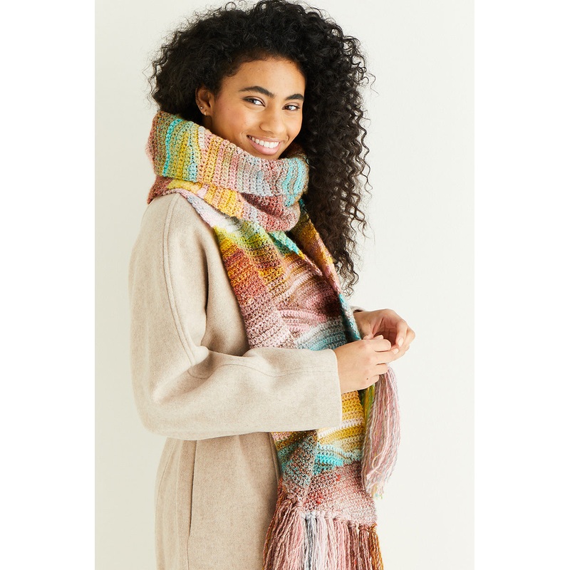 Sirdar Jewelspun Patterns – 10289 Scarf – PDF Download