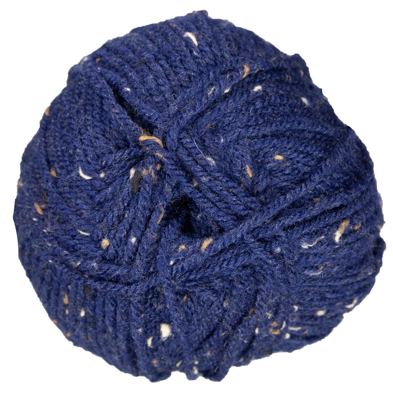 Plymouth Yarn Encore Tweed Yarn – 5854 Navy