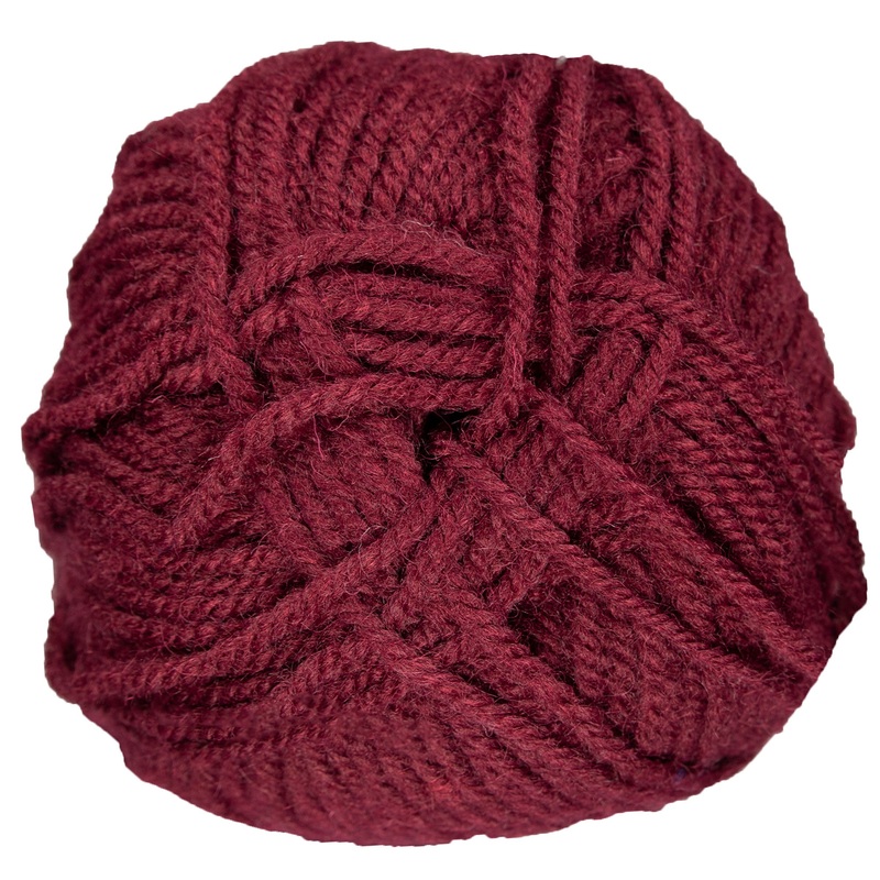 Plymouth Yarn Encore Worsted Yarn – 0999 Deep Burgundy