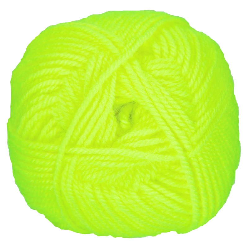Plymouth Yarn Encore Worsted Yarn – 0476 Neon Yellow