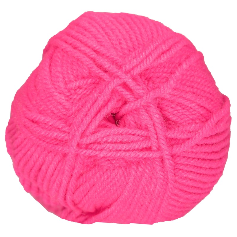 Plymouth Yarn Encore Worsted Yarn – 0478 Neon Pink