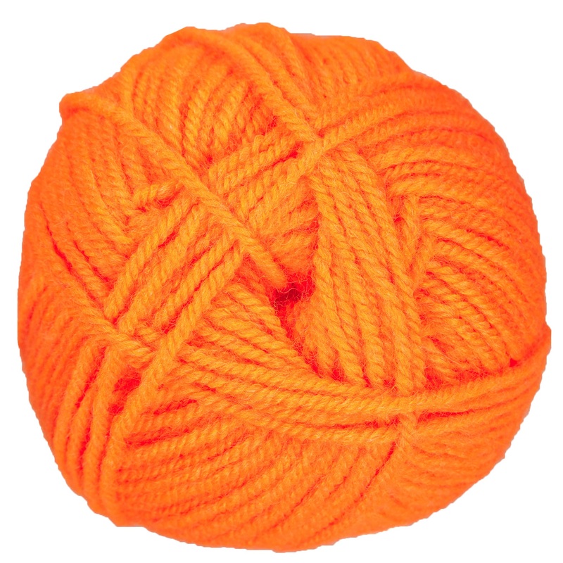 Plymouth Yarn Encore Worsted Yarn – 0479 Neon Orange