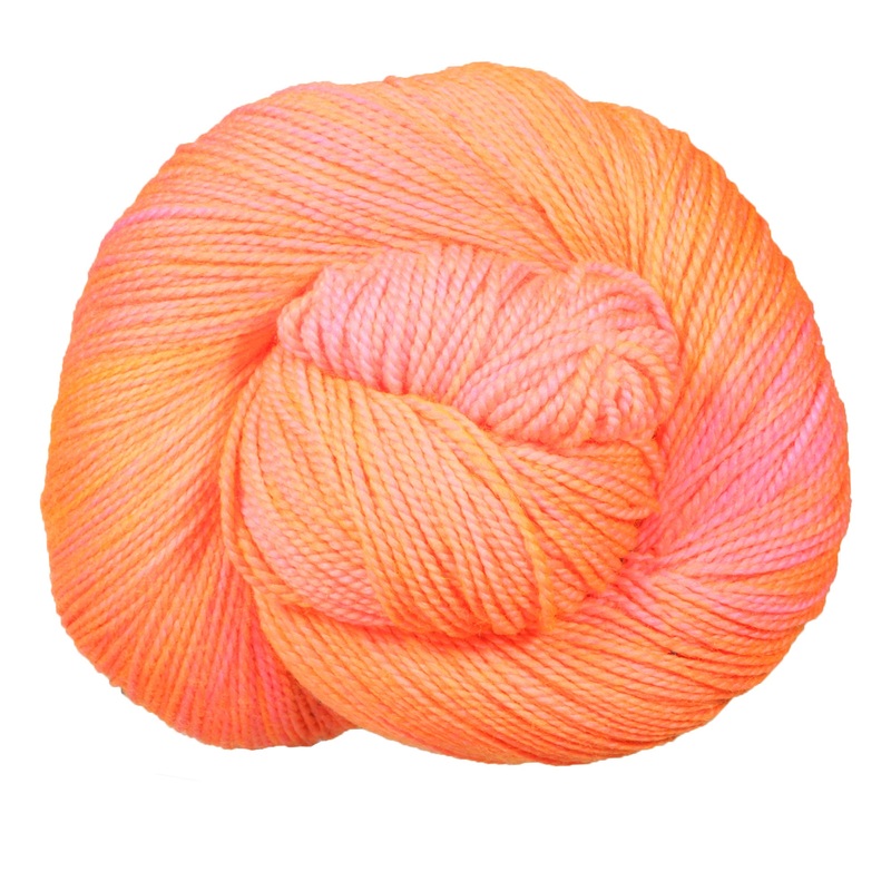 Madelinetosh Tosh Sock Yarn – Neon Peach