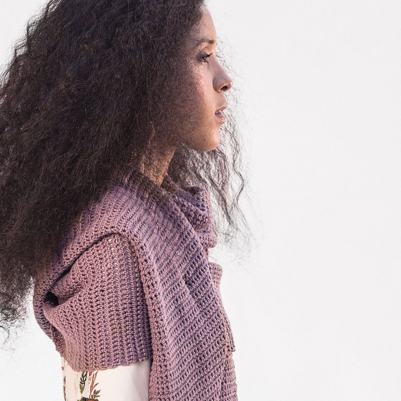 Blue Sky Fibers The Classic Series Patterns – Crosby Crochet Wrap – PDF Download