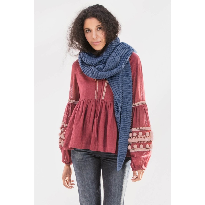 Blue Sky Fibers The Classic Series Patterns – Waverly Wrap – PDF Download