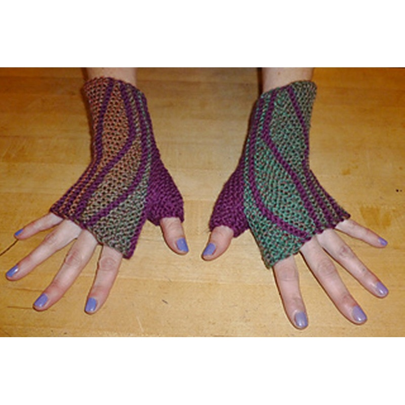 MarinJa Knits Patterns – Leafy Mitts – PDF Download