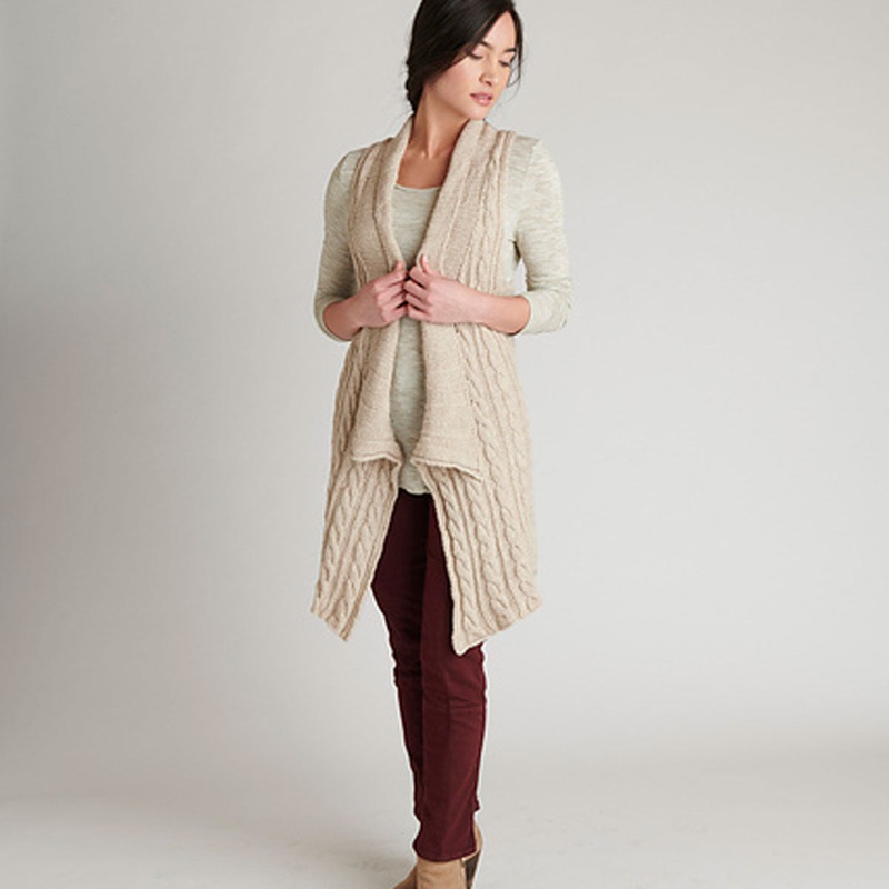 Blue Sky Fibers The Classic Series Patterns – Vermillion Vest – PDF Download