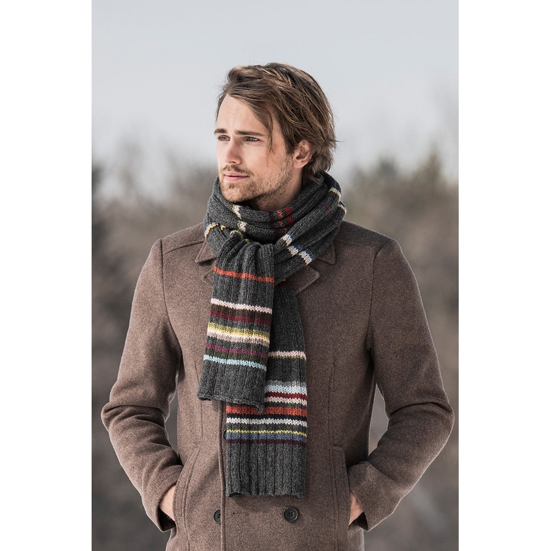 Blue Sky Fibers Traveler’s Series Patterns – 21 Color Scarf – PDF Download