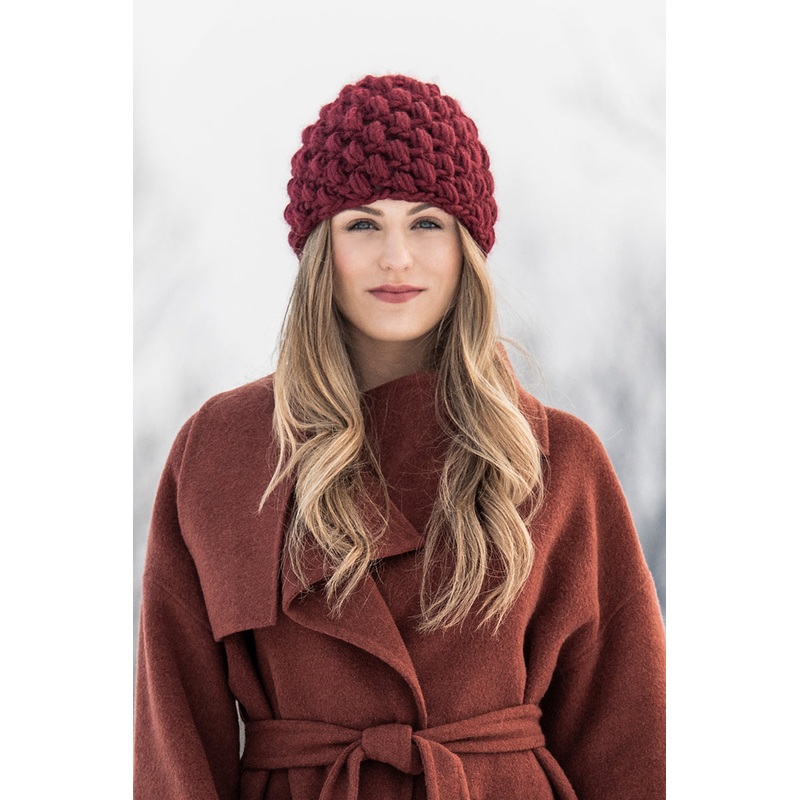 Blue Sky Fibers Traveler’s Series Patterns – Berry Hat – PDF Download
