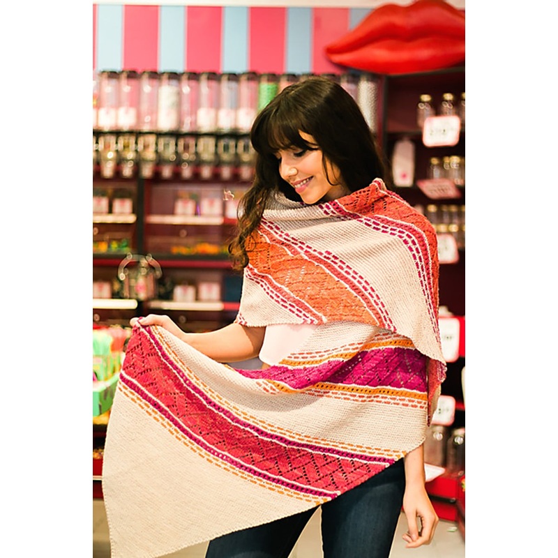 SweetGeorgia PDF Patterns – Sugar Pop Shawl – PDF Download