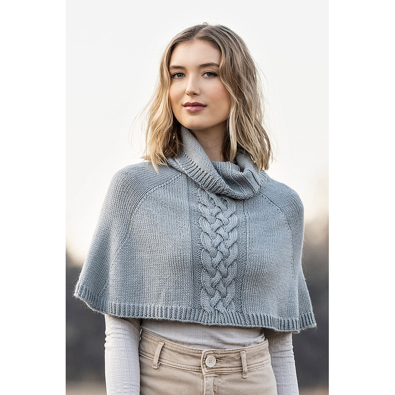 Blue Sky Fibers The Classic Series Patterns – Calgary Capelet – PDF Download