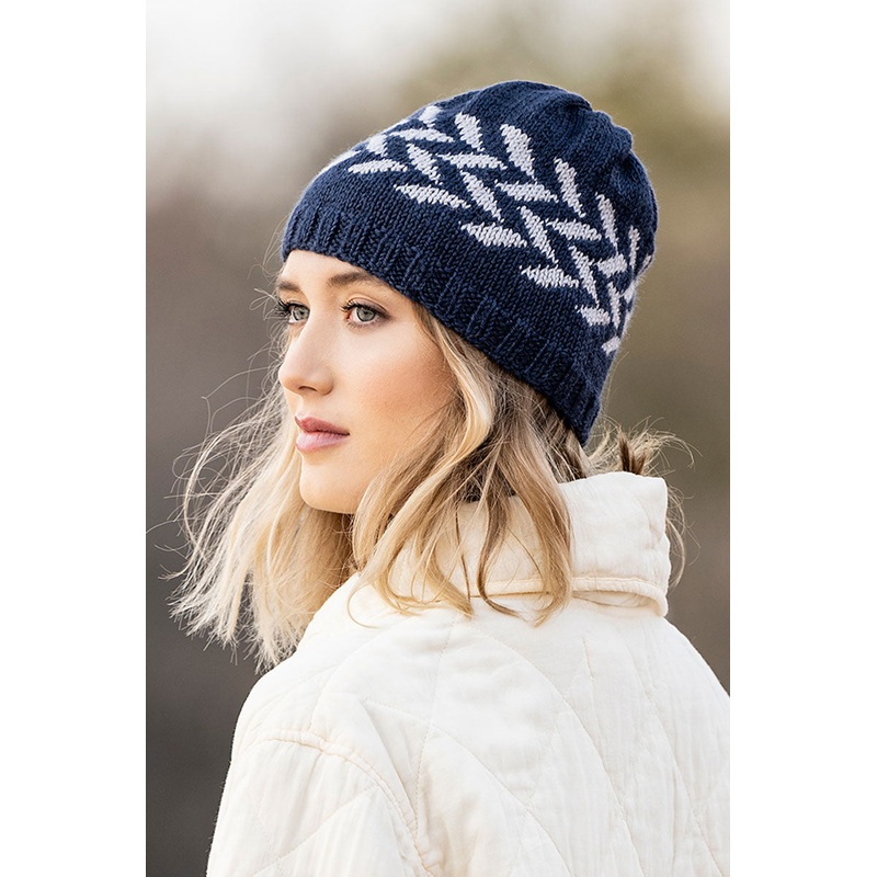 Blue Sky Fibers Traveler’s Series Patterns – Hillsdale Hat – PDF Download