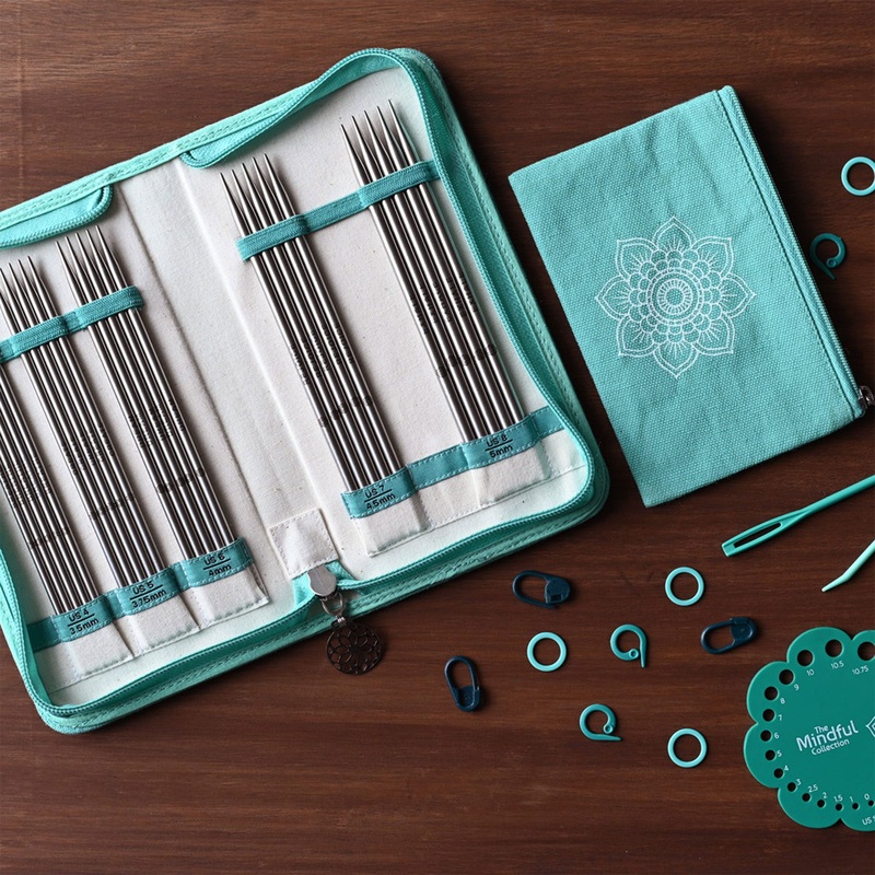 KnitPro Mindful Collection Needle Sets – Compassion – 6 DPN Set US 4-8