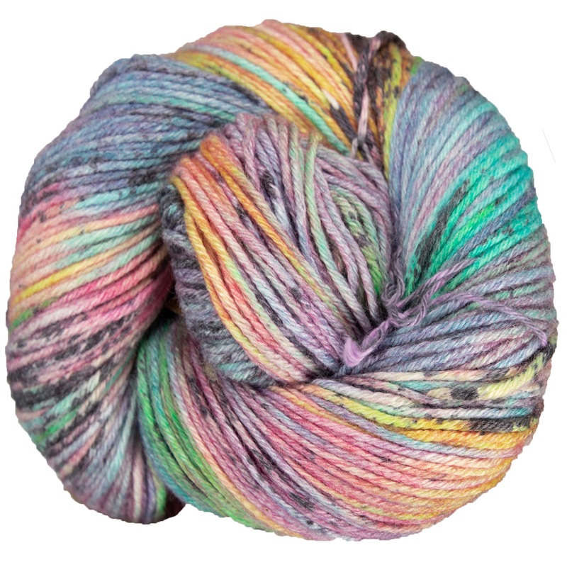 Madelinetosh Wool + Cotton Yarn – Electric Rainbow