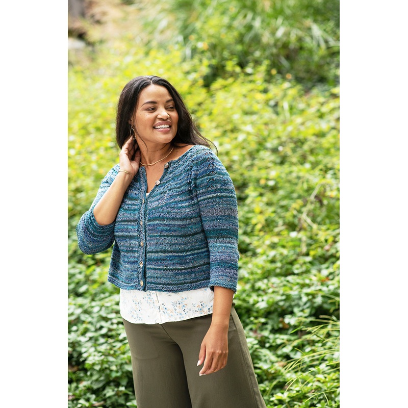 Berroco Summer Sesame Patterns – Azzurra Cardigan – PDF Download