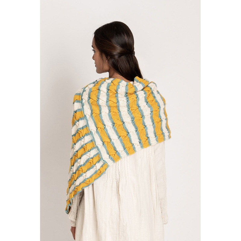 Blue Sky Fibers Traveler’s Series Patterns – Oakland Wrap – PDF Download