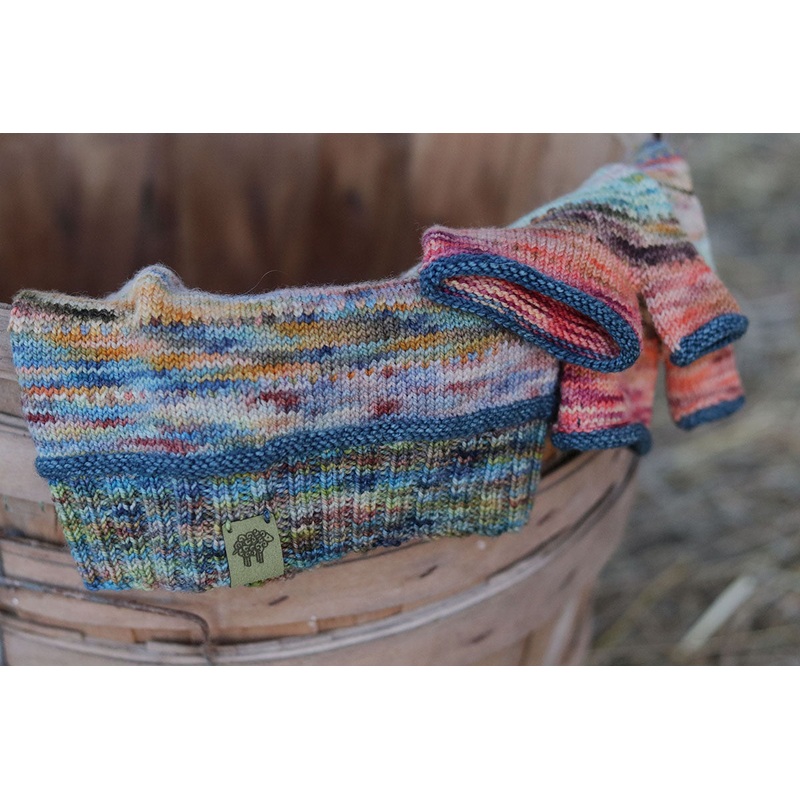Koigu Pencil Box Collection 3.0 Patterns – Pictor Hat and Fingerless Gloves – PDF Download